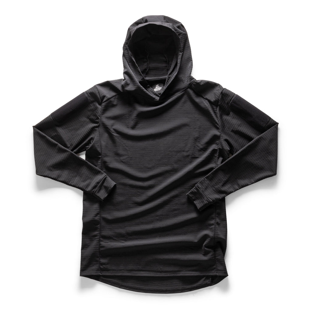 Black Field Rugby Hooded