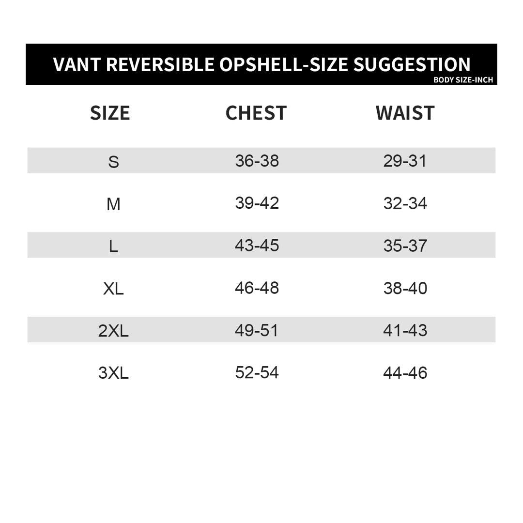 VANT Reversible Opshell - Black Tiger Stripe/Black