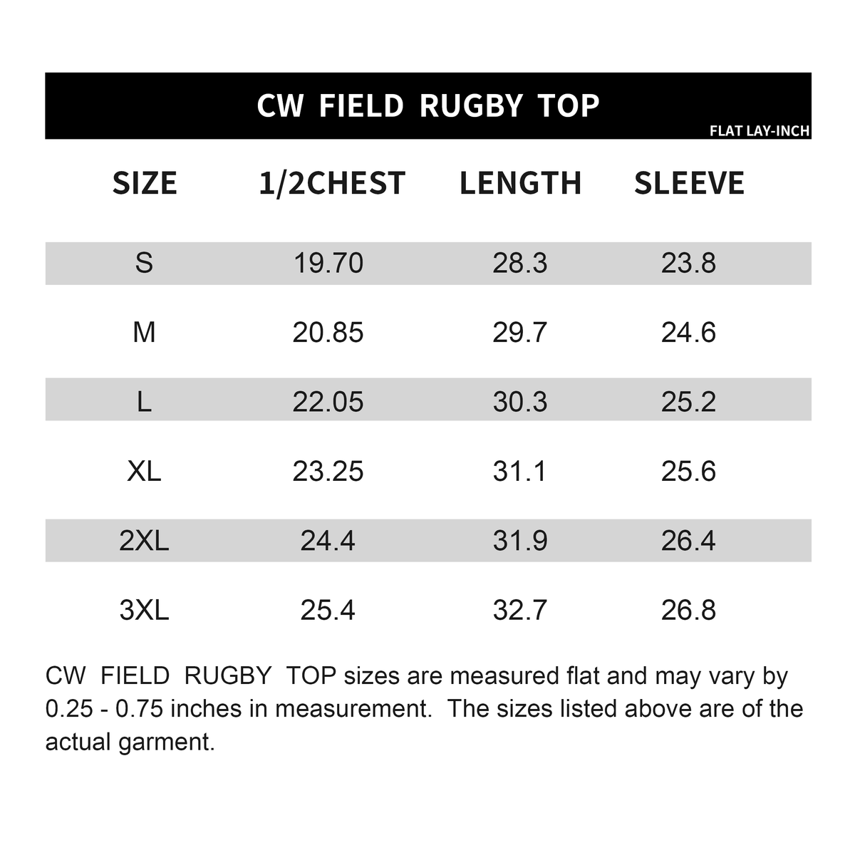 Black CW Field Rugby Hooded