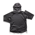 Black Heather Performa Long Sleeve Hoodie