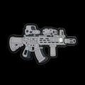 AR15 Rifle Cartoon PVC Morale Patch
